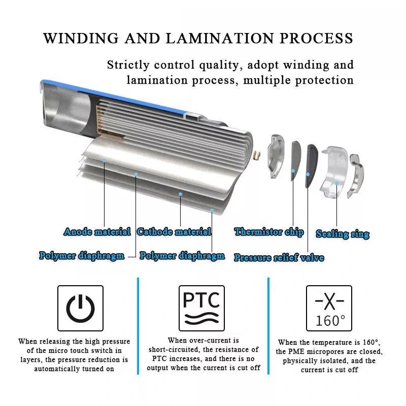 32700 3.2V LiFePO4 Cylindrical 3.2V 6000mAh Cell 3.2V 32650 6000mAh LiFePO4 Battery LFP Cells