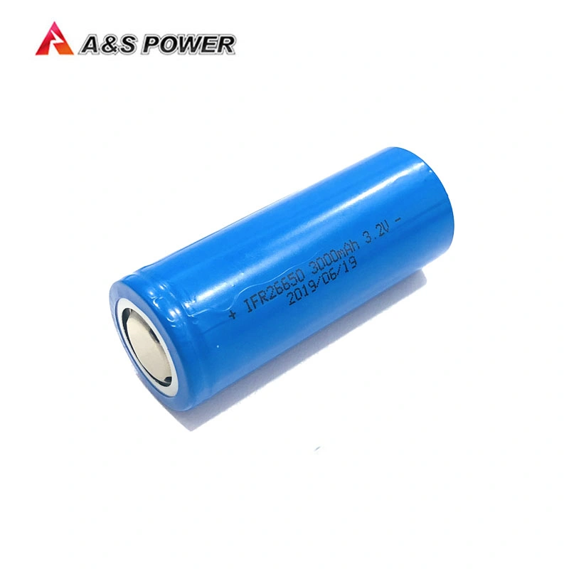 IEC62133 26650 Rechargeable 3.2V 3000mAh 3200mAh 3300mAh 3500mAh 3800mAh LiFePO4 Battery Lithium Ion Cell