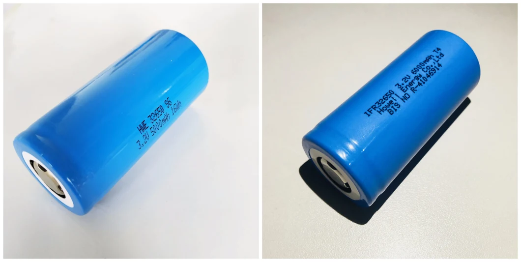 Super Power 32700 Cylindrical Battery Cell LiFePO4 6000mAh 32650 Battery Cell 3.2V 6ah with Bis