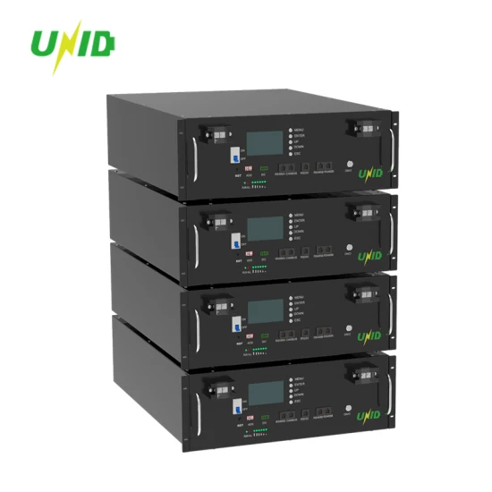 Sistema de armazenamento de energia solar 48V 51,2V montado em rack Unid Pacote de bateria de íon de lítio para backup de energia doméstica