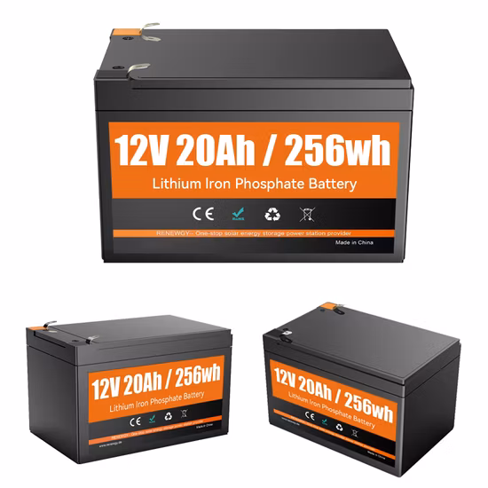 Conjunto de bateria de lipo fosfato de lítio 12V personalizada LiFePO4 EV
