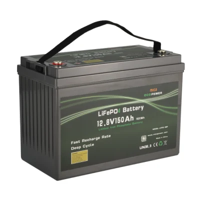 Pacote de bateria de íon de lítio LiFePO4 ciclo profundo 12V 10ah 100ah 150ah 200ah 300ah